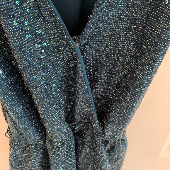 Blue sequinned dress - Picture 4 of 4